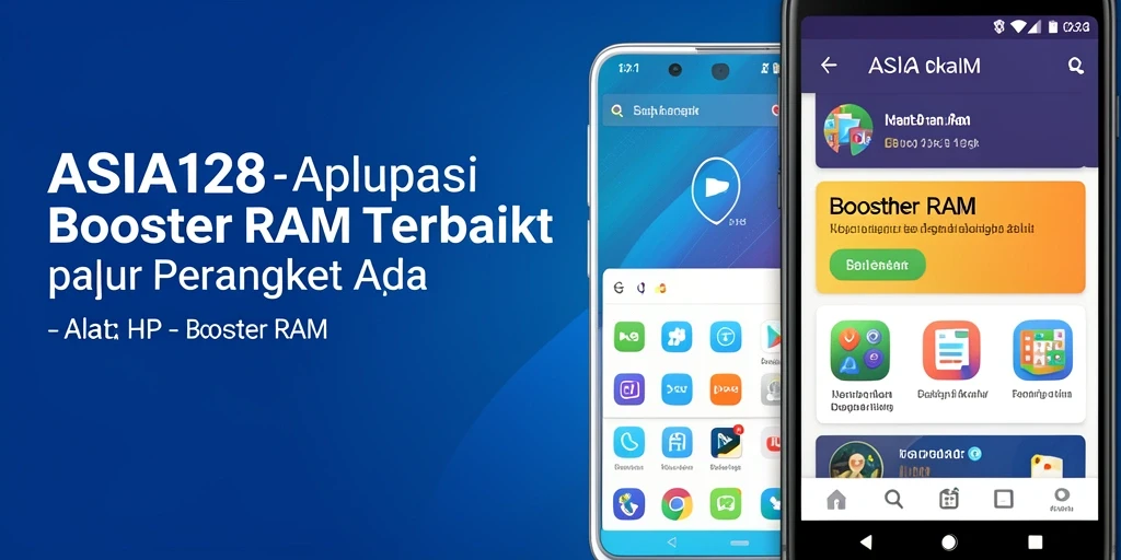 Antarmuka aplikasi ASIA128 untuk optimasi RAM yang efisien.