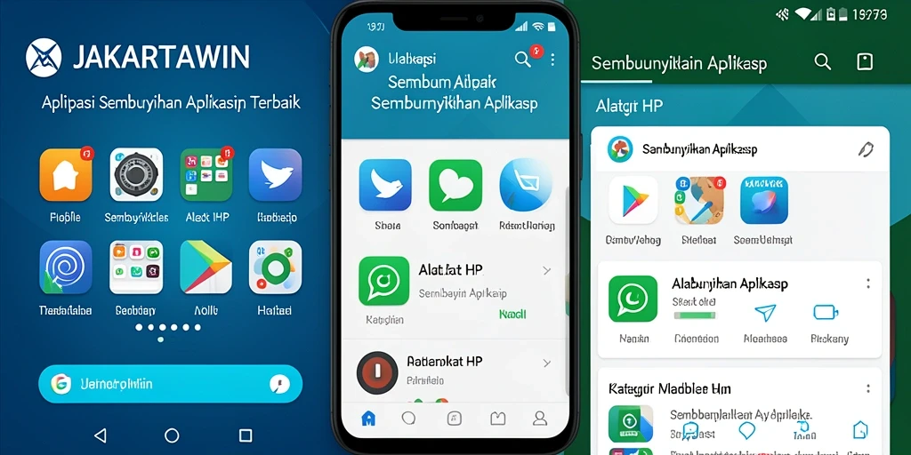 Antarmuka pengguna JAKARTAWIN yang intuitif dan mudah digunakan.