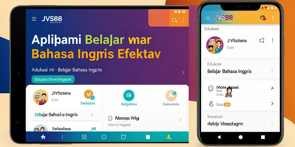 Antarmuka aplikasi JVS88 yang menarik dan mudah digunakan