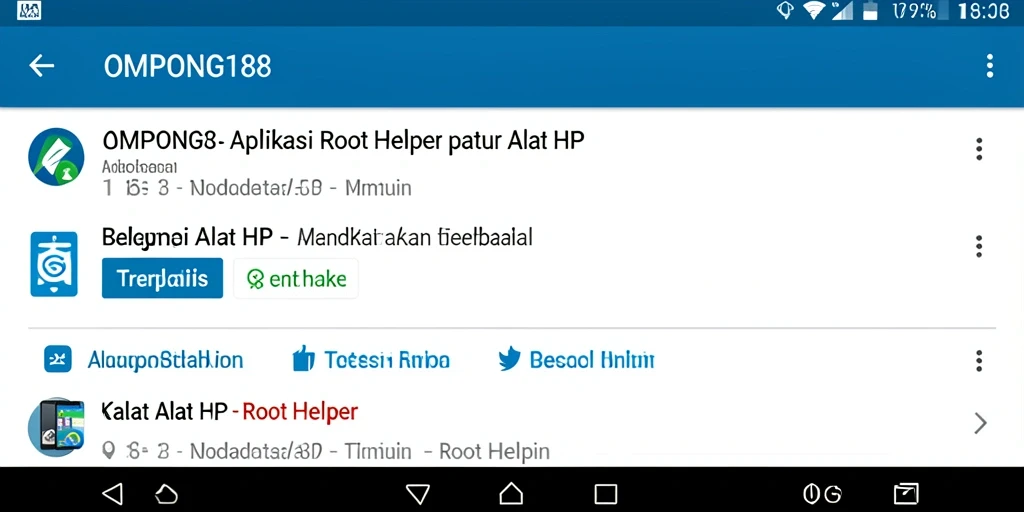 Antarmuka pengguna OMPONG188 yang intuitif untuk manajemen root.