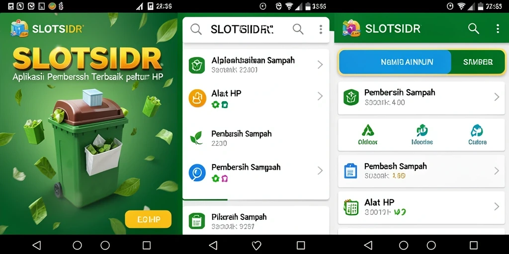 Tampilan antarmuka SLOTSIDR yang modern dan bersih.