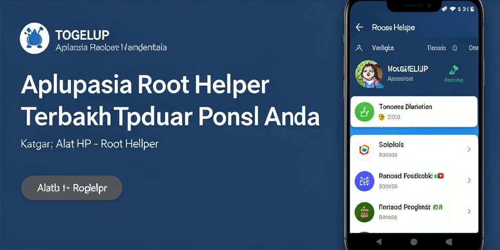Tampilan antarmuka aplikasi TOGELUP yang intuitif dan user-friendly.