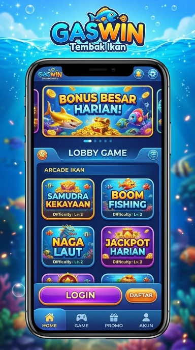 gaswin tampilan beranda