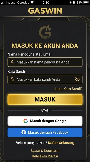 Cara Login Akun Gaswin untuk Pengguna Android
